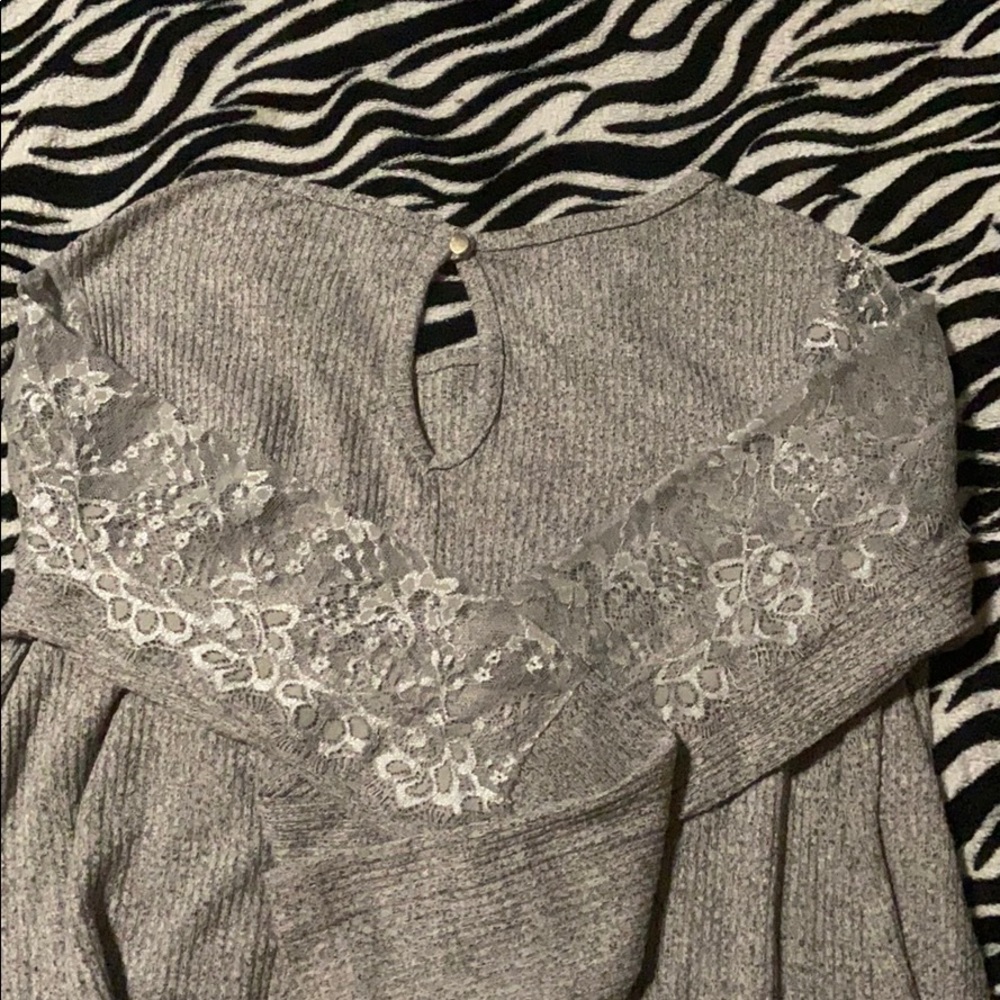 Heather Gray Tunic top - Picture 8 of 10